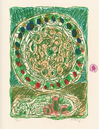 Litografia Alechinsky - Tarte al'jotte