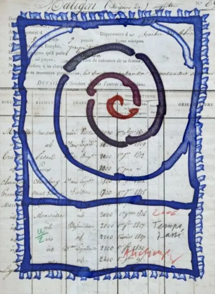 Gravura Alechinsky - Temps passé