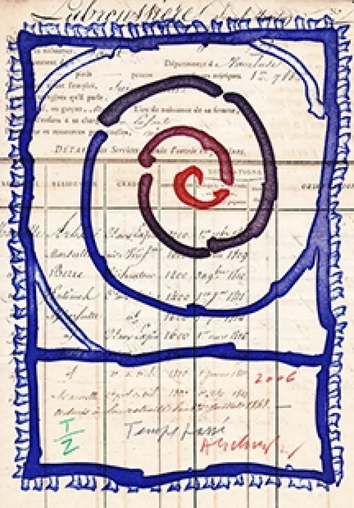 Gravura Alechinsky - Temps passé