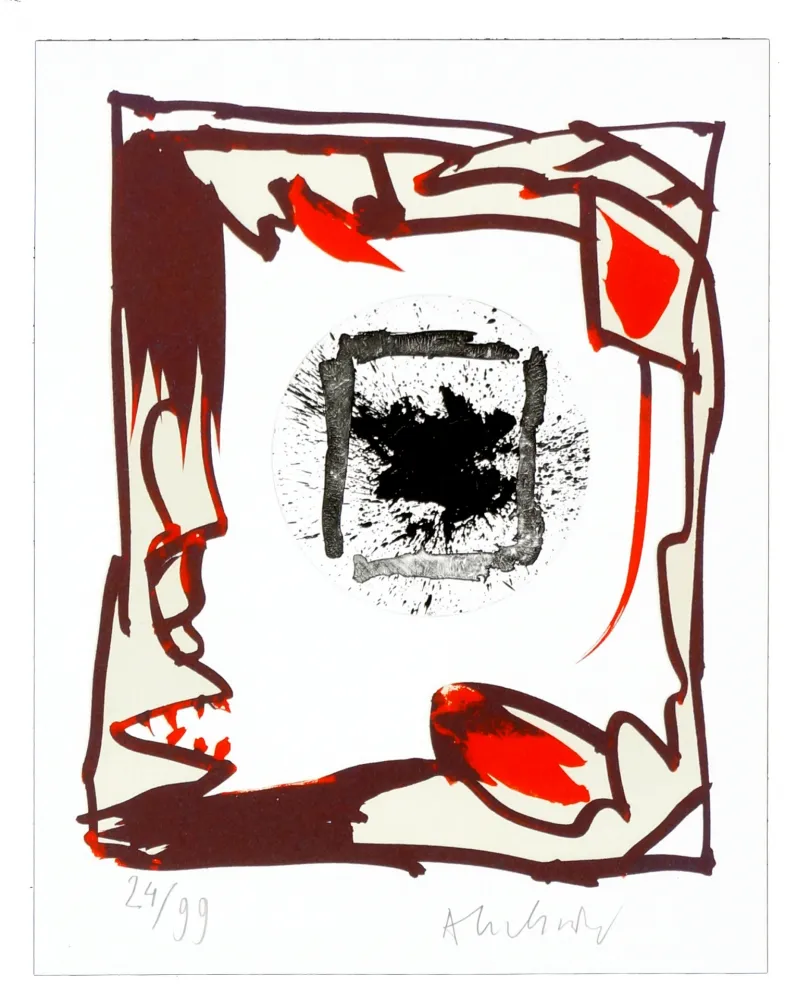 Gravura Alechinsky - Tiens !