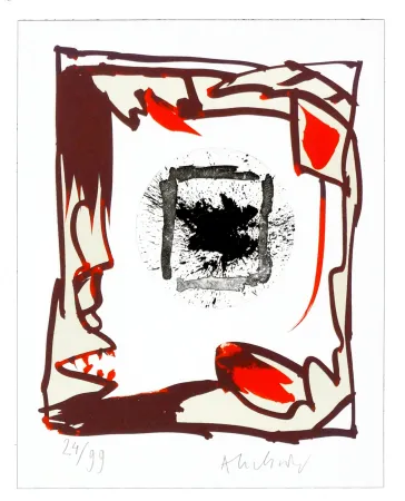 Gravura Alechinsky - Tiens !