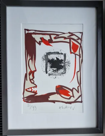 Gravura Alechinsky - Tiens !