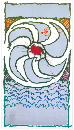 Litografia Alechinsky - Tout à trac