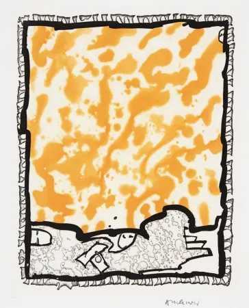 Linogravura Alechinsky - Traité des excitants modernes 06