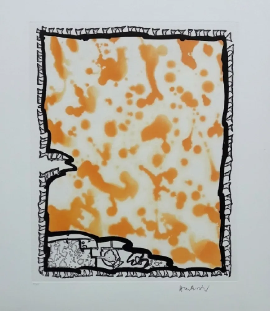 Gravura Alechinsky - Traité des excitants modernes 