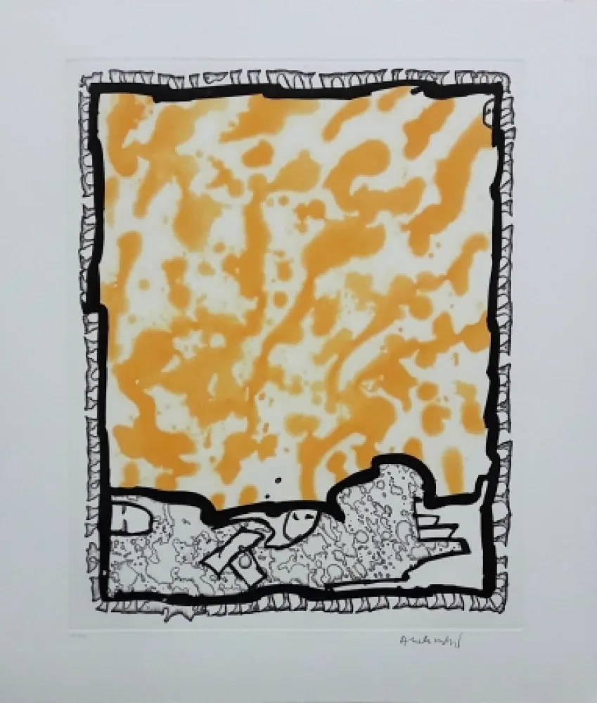 Gravura Alechinsky - Traité des excitants modernes