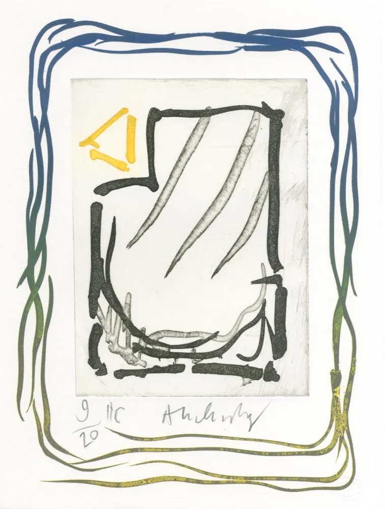 Água-Forte Alechinsky - Triade