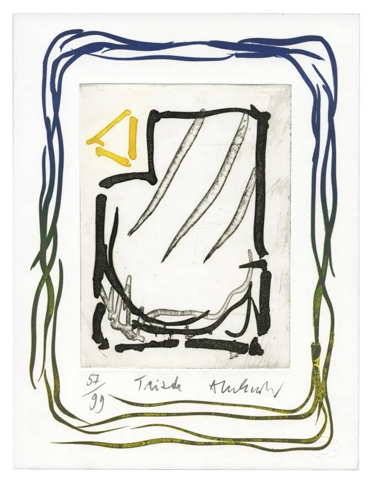 Água-Forte Alechinsky - Triade Jaune