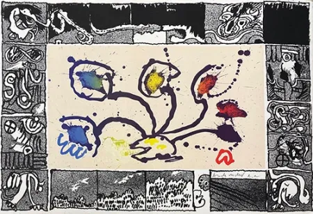 Litografia Alechinsky - Tribord