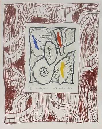 Xilogravura Alechinsky - Trilogisme
