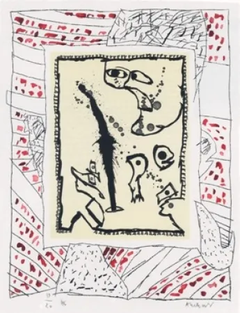 Água-Tinta Alechinsky - Troll