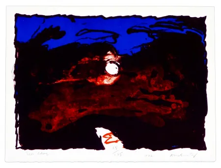 Litografia Alechinsky - Trou Blanc