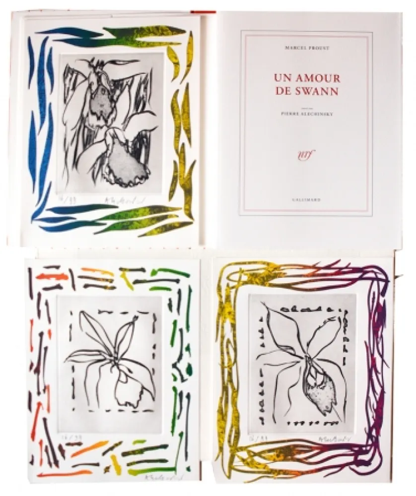 Livro Ilustrado Alechinsky - Un amour de Swann