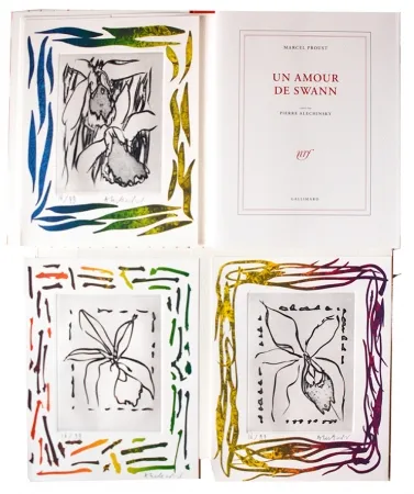 Livro Ilustrado Alechinsky - Un amour de Swann