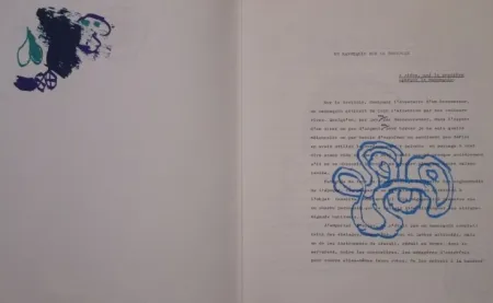 Livro Ilustrado Alechinsky - Un mannepquin sur le trottoir