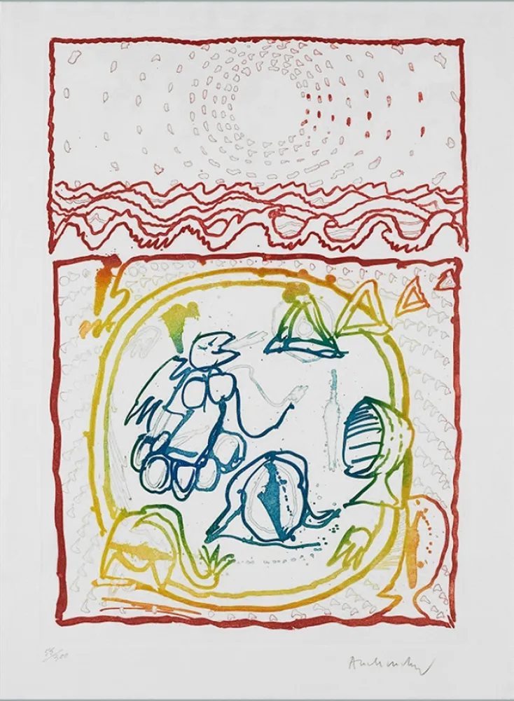 Água-Forte Alechinsky - Undersea