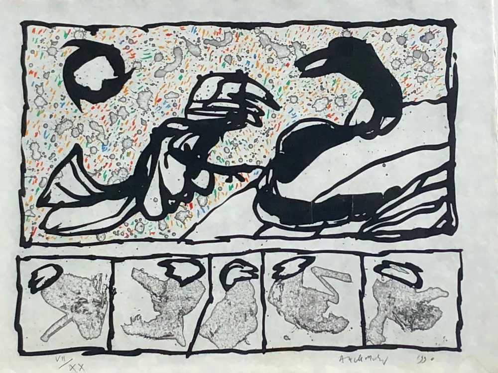 Gravura Alechinsky - Untitled