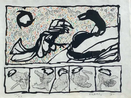 Gravura Alechinsky - Untitled