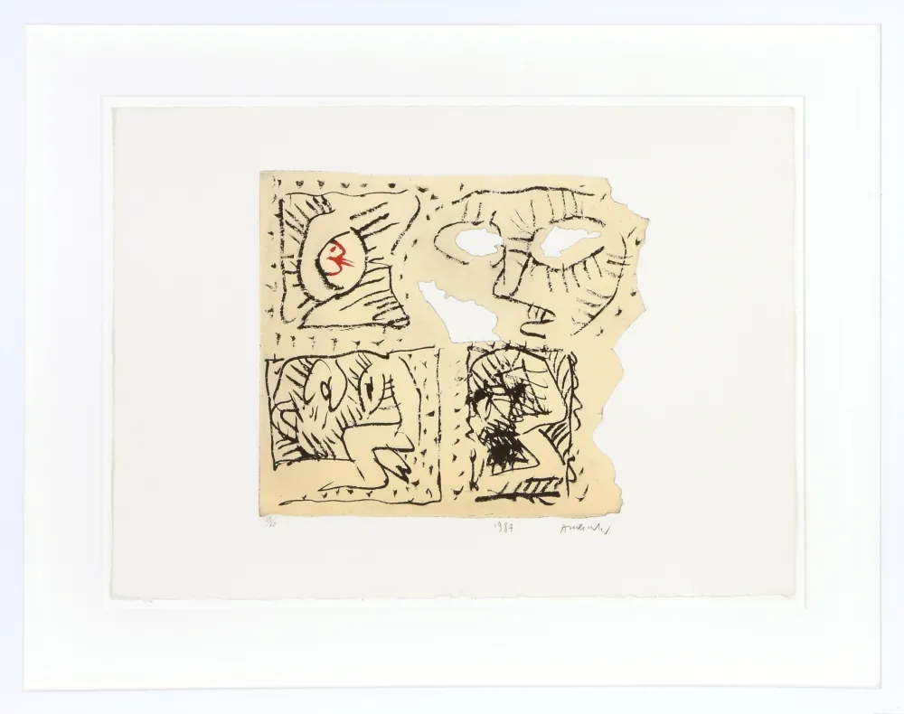 Água-Tinta Alechinsky - Untitled