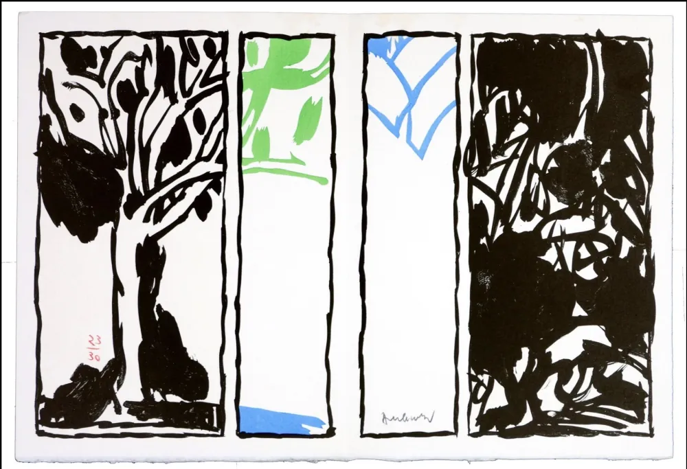 Litografia Alechinsky - Vaccillations