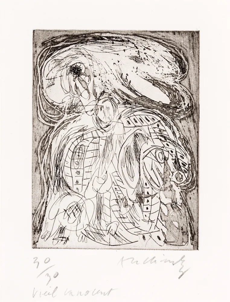 Água-Forte Alechinsky - Vieil innocent