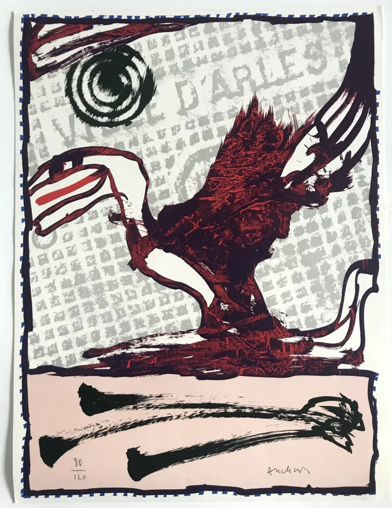 Litografia Alechinsky - Ville d'Arles