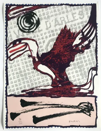 Litografia Alechinsky - Ville d'Arles