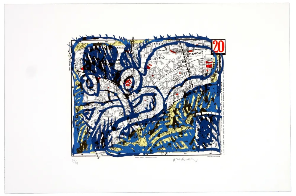 Litografia Alechinsky - Vingtième arrondissement (Paris)