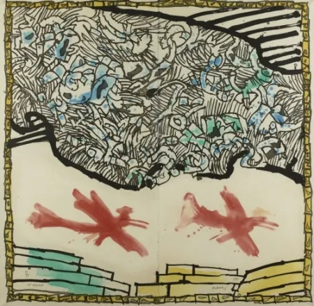 Água-Tinta Alechinsky - Vol Augural