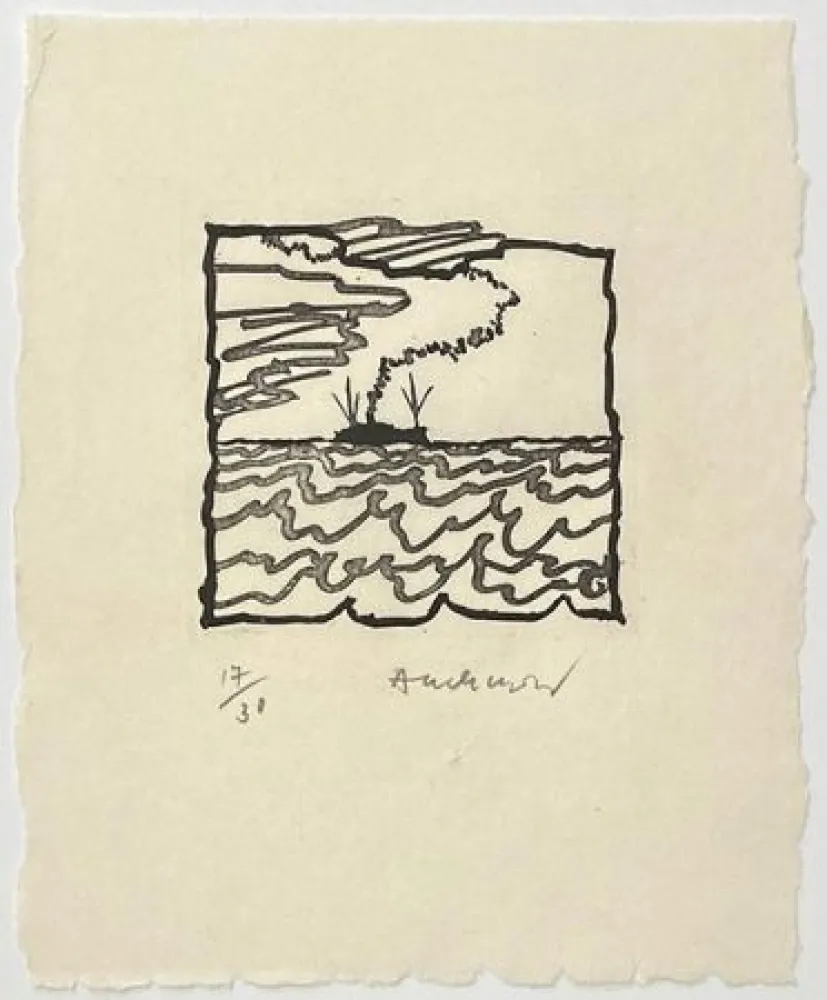 Gravura Alechinsky - Volturno