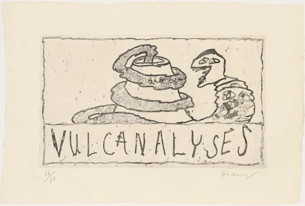 Água-Forte Alechinsky - Vulcanalyses 01