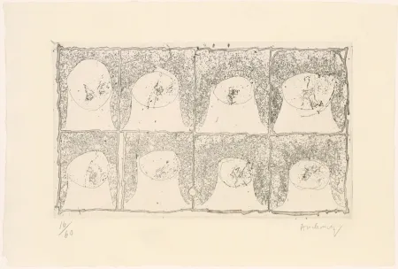 Água-Forte Alechinsky - Vulcanalyses 06