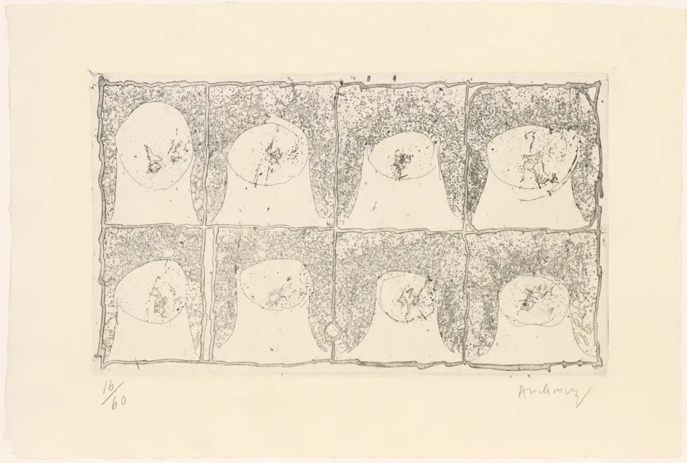 Água-Forte Alechinsky - Vulcanalyses 06