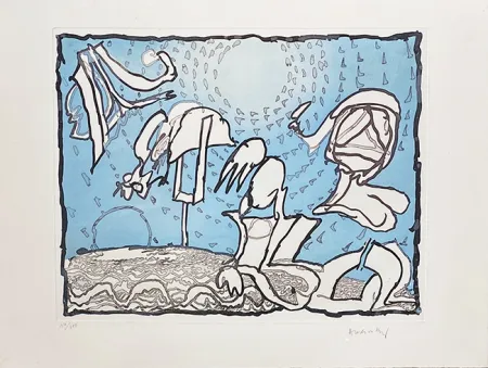 Gravura Alechinsky - Waterloo