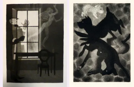 Livro Ilustrado Alexeïeff - C. Baudelaire. PETITS POÈMES EN PROSE. 30 eaux-fortes de M. Alexeieff. (1934)