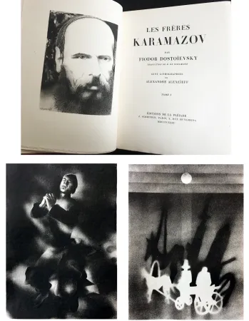 Livro Ilustrado Alexeïeff - LES FRÈRES KARAMAZOV. 100 lithographies (1929).
