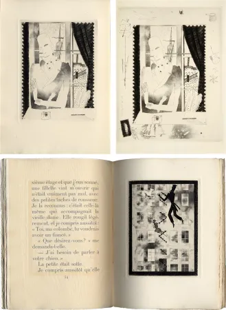 Livro Ilustrado Alexeïeff - Nicolai Gogol : JOURNAL D'UN FOU (1927).