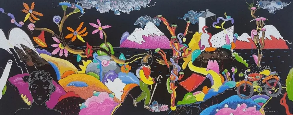 Serigrafia Alinari - Viaggio sulla scoliera