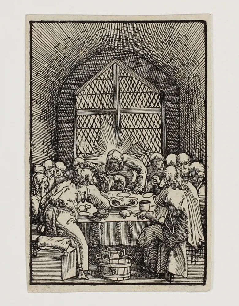 Xilogravura Altdorfer - Das letzte Abendmahl (The last Supper)