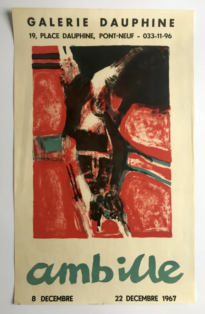 Cartaz Ambille - Galerie Dauphine