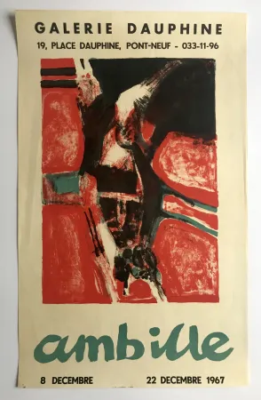 Cartaz Ambille - Galerie Dauphine
