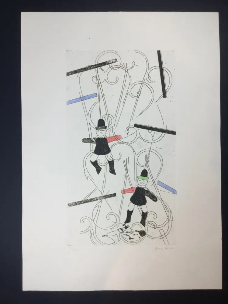 Água-Forte E Água-Tinta Angeli - Untitled 