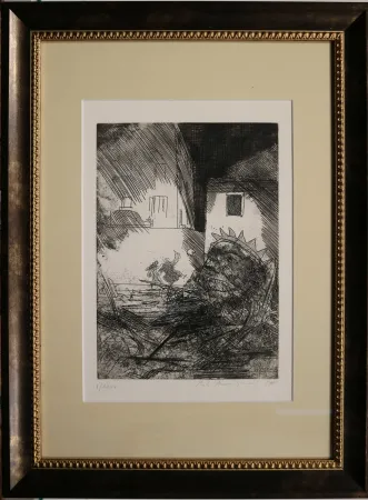 Água-Forte Annigoni - Fantasmi del Carnevale