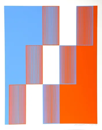 Serigrafia Anuszkiewicz - Celebrate New York