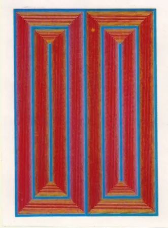 Serigrafia Anuszkiewicz - Untiltled