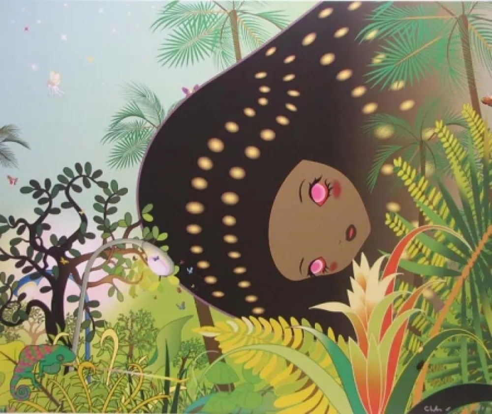 Litografia Aoshima - Building Head - Chameleon