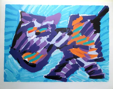 Litografia Appel - Cats