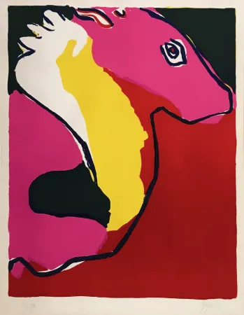 Litografia Appel - CHEVEL (HORSE)