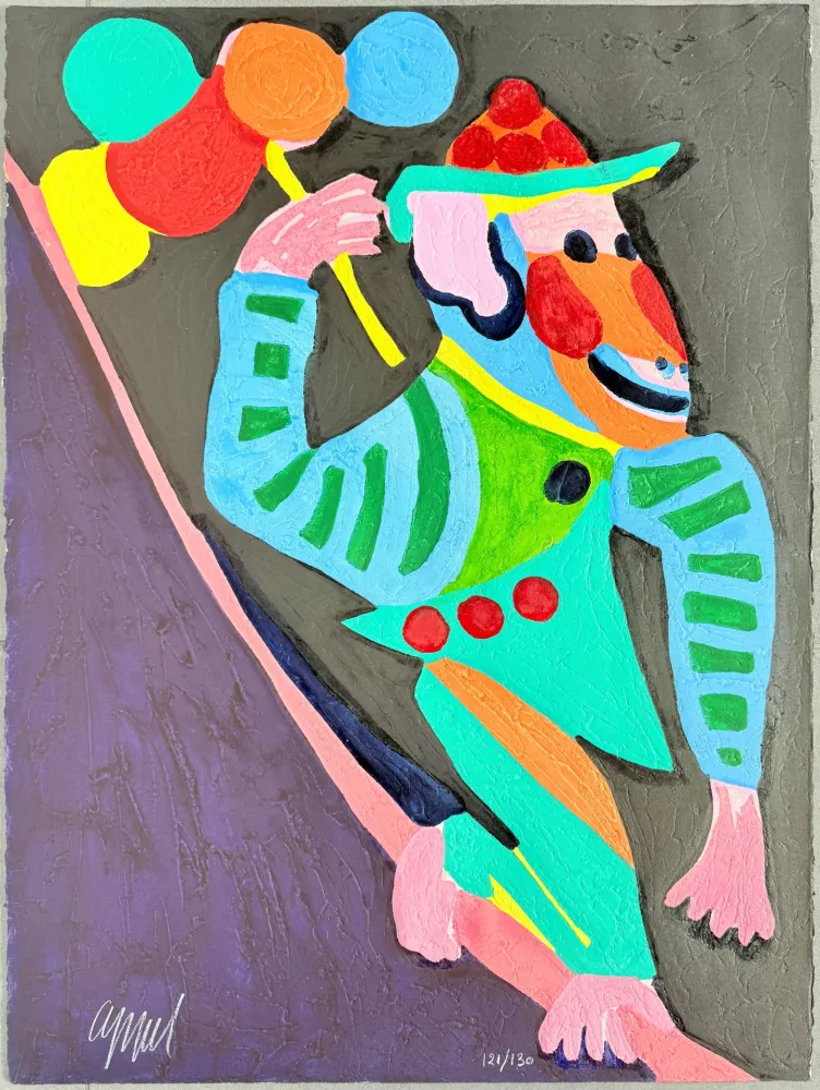 Xilogravura Appel - Circus, trough space, step over time