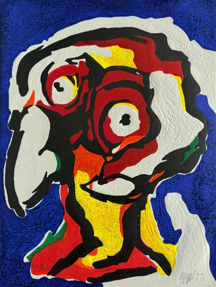 Xilogravura Appel - Le Philosophe